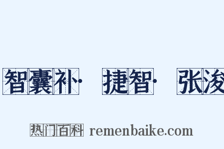 智囊补·捷智·张浚是什么意思的图片